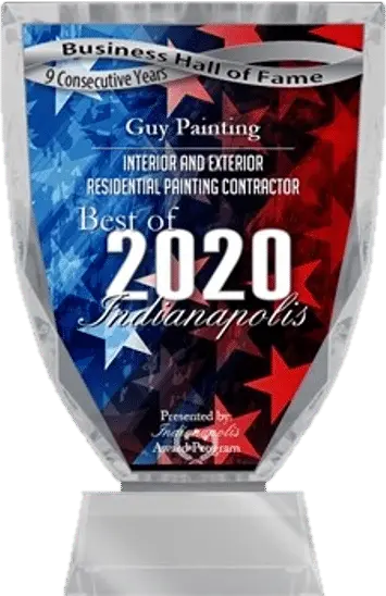 Best of Indianapolis 2020 Best Painter award — 9 years.