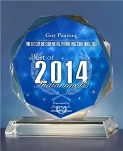 Crystal 2014 Best of Indianapolis award for Guy Painting, Interior Residential Painting Contractor