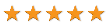Five-star review graphic for Guy Painting.