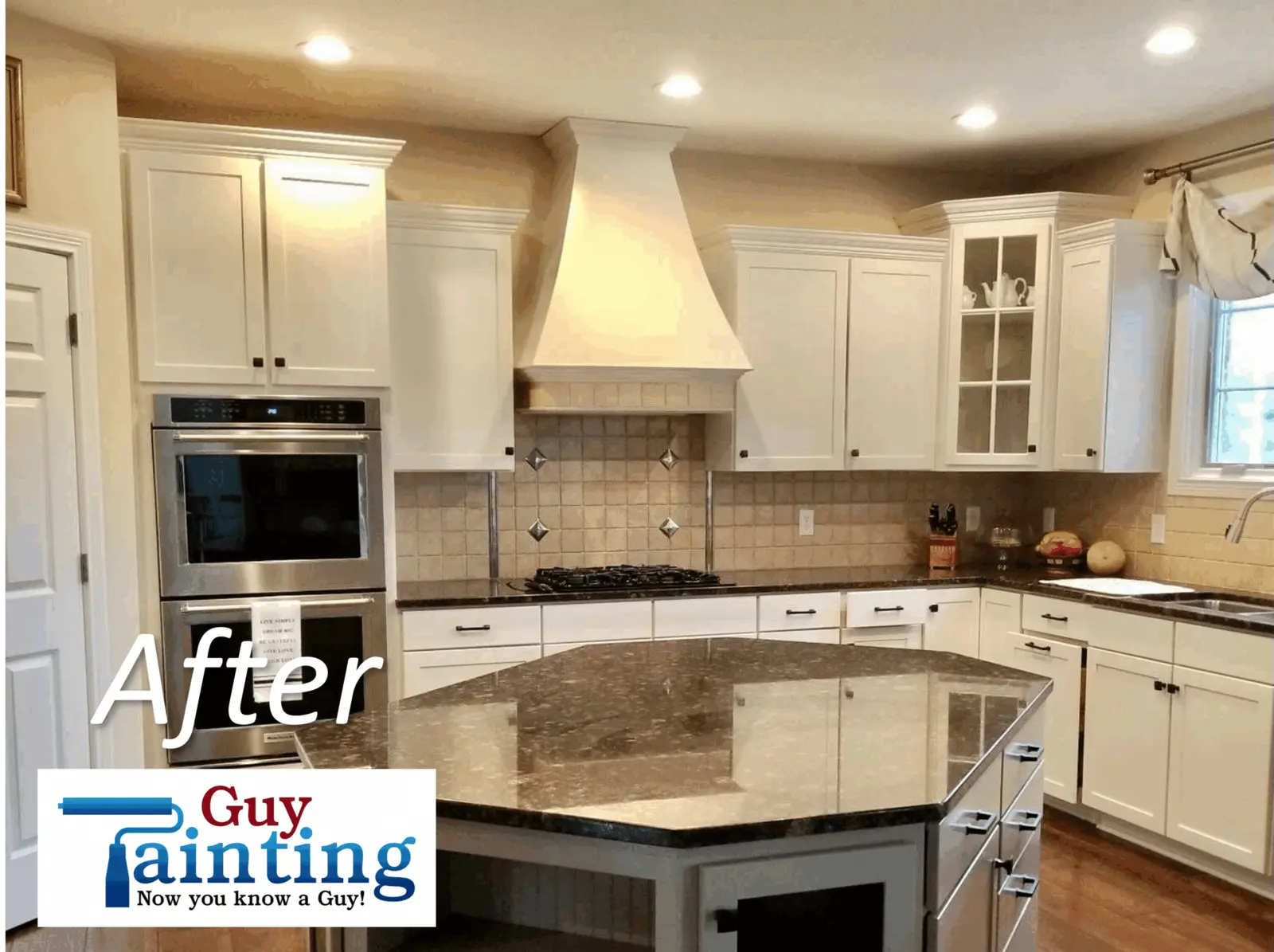 Westfield kitchen cabinet painting after photo.