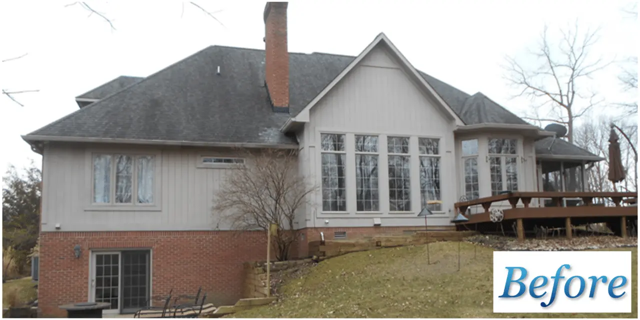 Geist Home Gets Wood Replacement and Painting — photo 1
