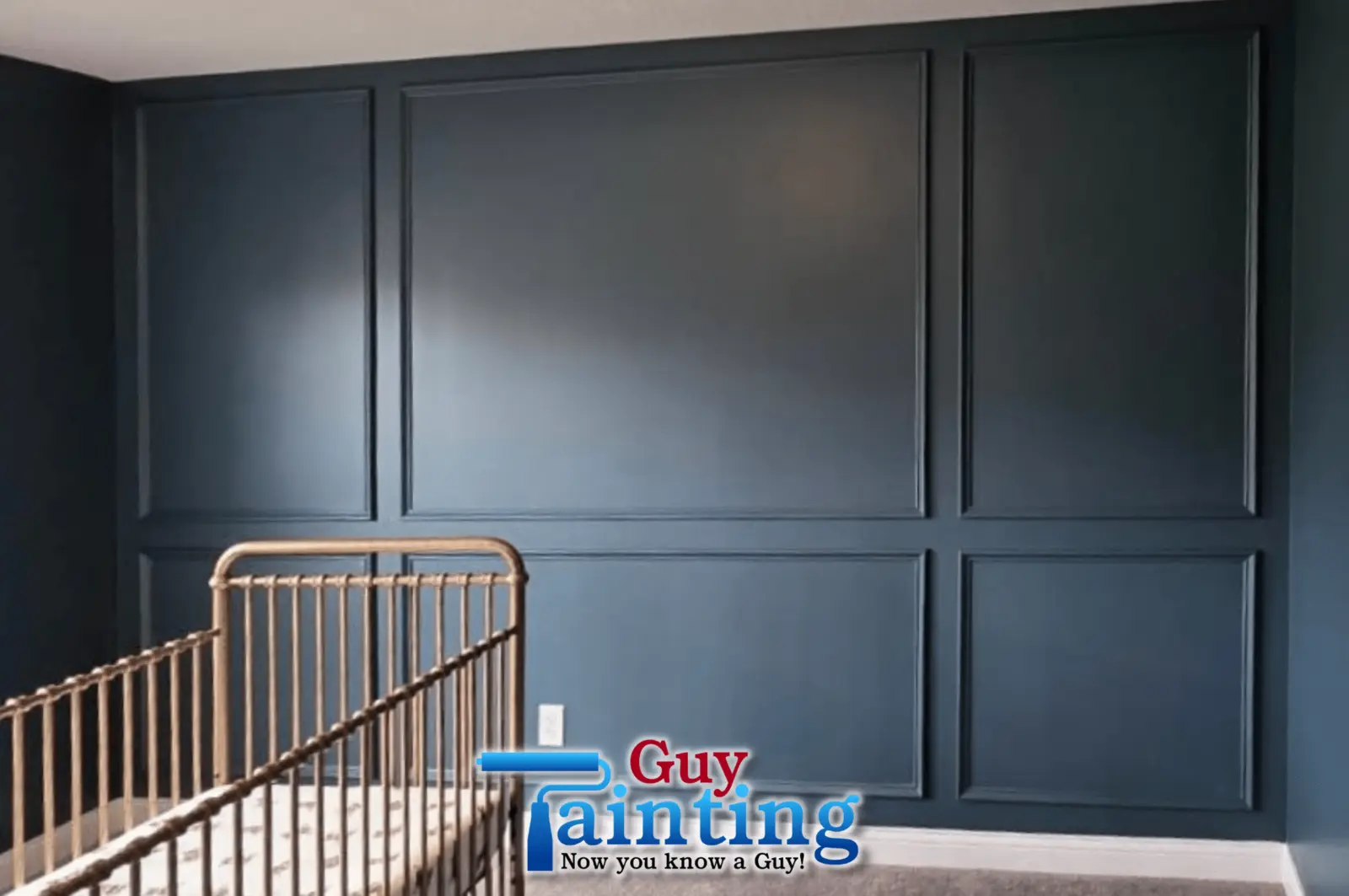Picture Frame Molding Installation in Fishers Nursery