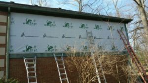 Repair exterior wood siding