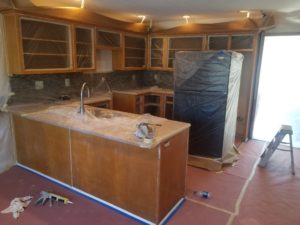 Kitchen cabinet painting