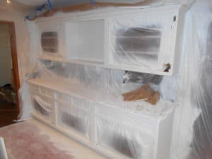 Kitchen cabinet painting