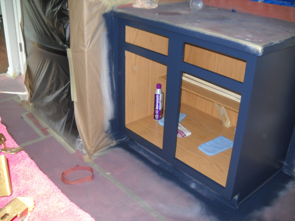 Kitchen Cabinets Painted Blue