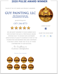 Guy Painting wins best painter of 2020