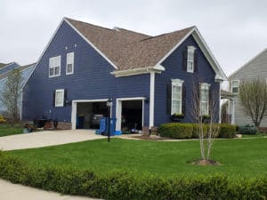Exterior painting after