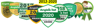 Angie's List Super Service Award 2012-2020