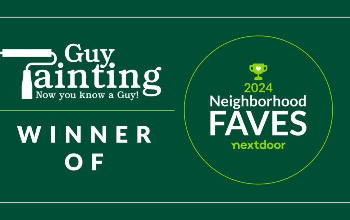 Nextdoor 2024 Neighborhood Fave badge for Guy Painting.