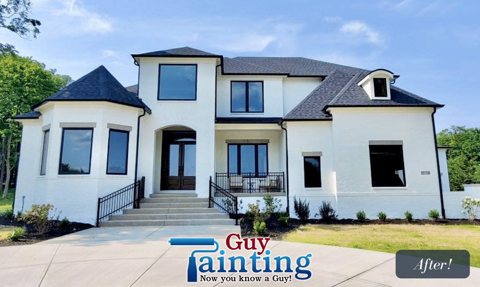 Exterior Painting Fishers Brick Painting After Guy Painting